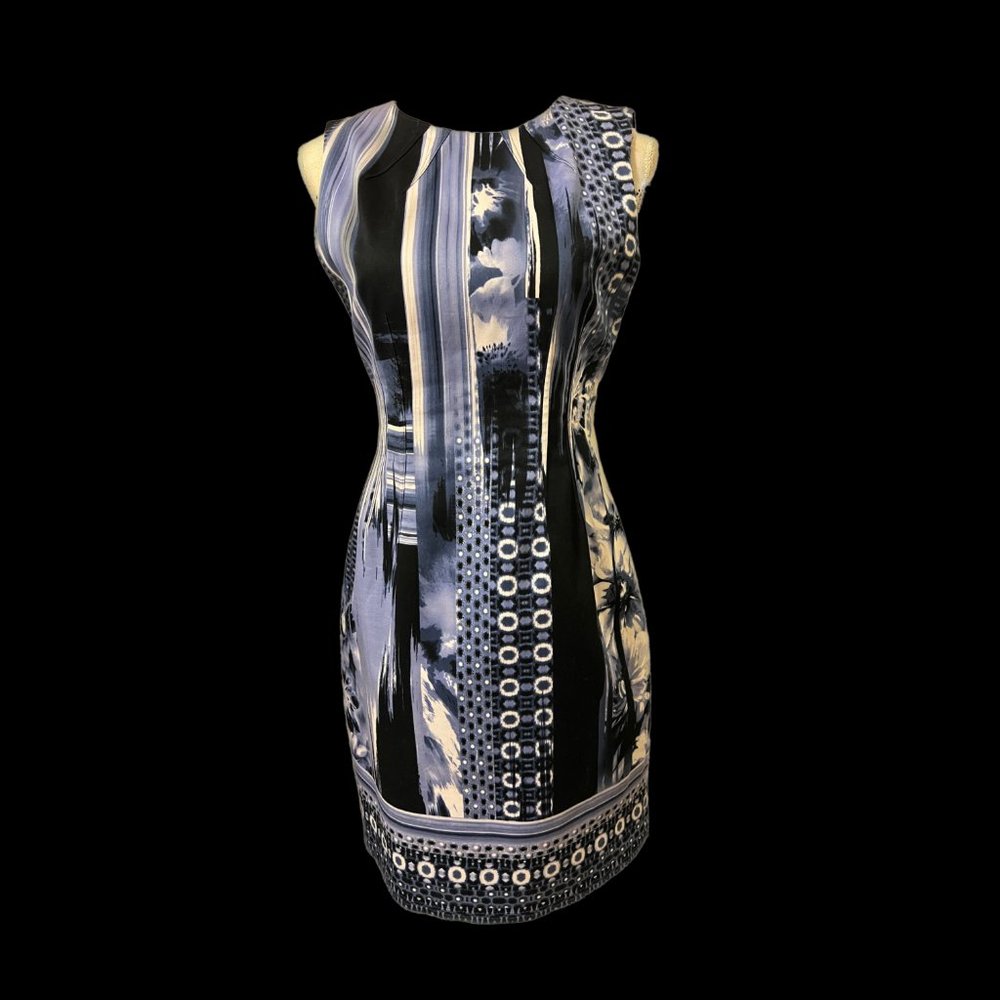 NWOT Elie Tahari Multi Pattern Dress-4
